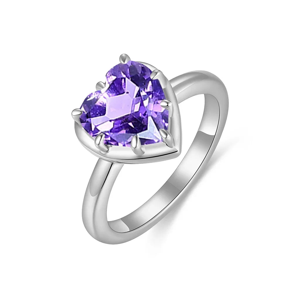 Kuololit Lab Grown Alexandrite Natural Gemstones Rings for Women Solid 14K 10K 585 Yellow Gold for Engagement Wedding Christmas