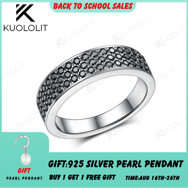 Kuololit PT900 0,94 Karat Moissanit-Ring für Damen und Herren aus massivem 900er Platin – ein exquisites Geschenk für Verlobung und Ehe. 