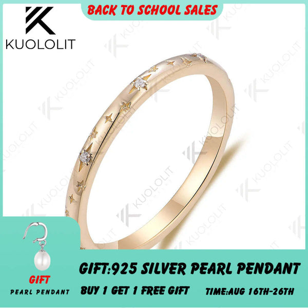 Kuololit 0,04 Karat Labor-Diamanten-Ring für Damen und Herren, massiver 18K, 14K oder 10K Gold-Ehering für Jahrestag und Verlobung 