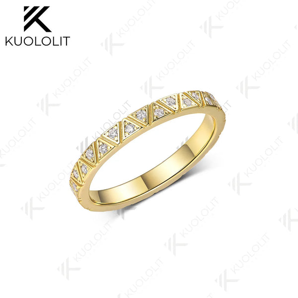 Kuololit 0,32 Karat Labor-Diamantring für Damen, massiver 18K-, 14K- oder 10K-Goldring – ideal als Geschenk zum Jahrestag, zur Verlobung oder für Partys.