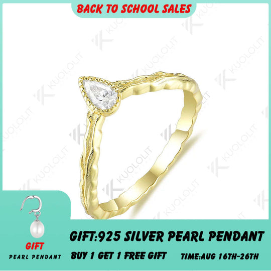Kuololit 0,35 ct Moissanit-Ringe für Damen und Herren, massives 585er, 14K 10K 925er Silber und Gelbgold, ideal für Hochzeit, Jahrestag oder Weihnachten 