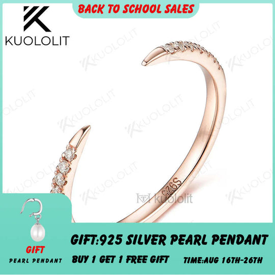 Kuololit PT900 Ringe mit im Labor gezüchteten Diamanten für Damen und Herren, passende Ringe aus Platin und 900er Gold mit Diamant-V-Band, Verlobungsring und Weihnachtsring 