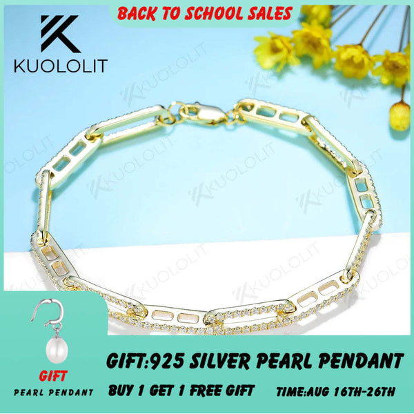 Kuololit Moissanit-Armbänder für Damen und Herren, 585 10K 9K, verstellbare Ketten, Smaragd, perfekt für Verlobung, Hochzeit, Party oder als Weihnachtsgeschenk 