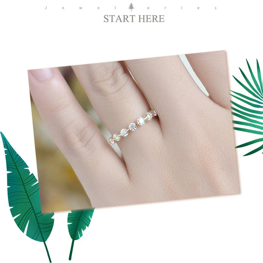 Kuololit 0.54CT Lab Diamonds Solid 18K 14K White Gold Bubble Ring for Women DEF VS Diamonds Matching Band for Engagement  Fine