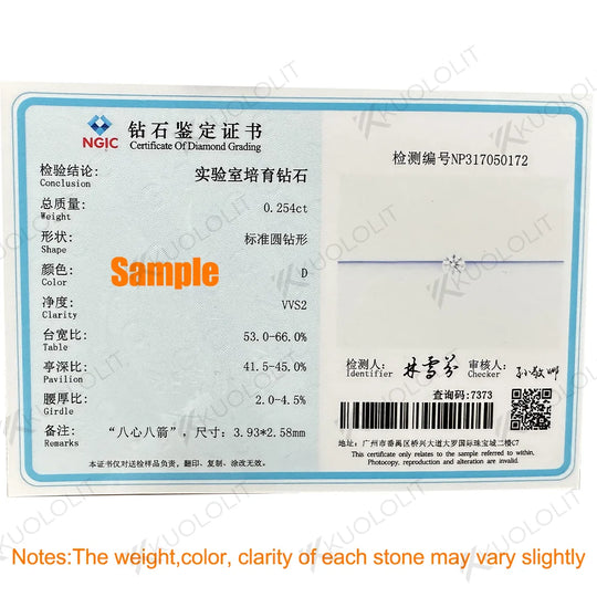 Kuololit 0.35ct Lab Grown Diamond Band Ring for Men Women Solid 585 14K 10K Silver Yellow Gold for Wedding Anniversary Christmas