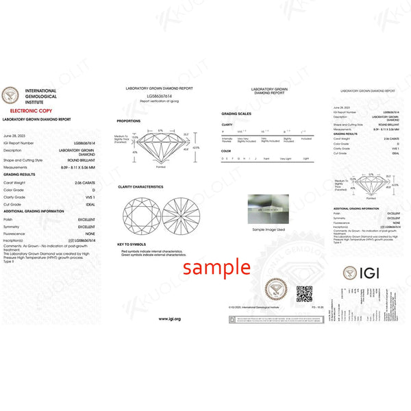 Kuololit 1ct Asscher Cut Lab Diamonds IGI D/VS1 Ring for Women Soild PT950 14K Yellow Gold Diamond Ring for Engagement Christmas