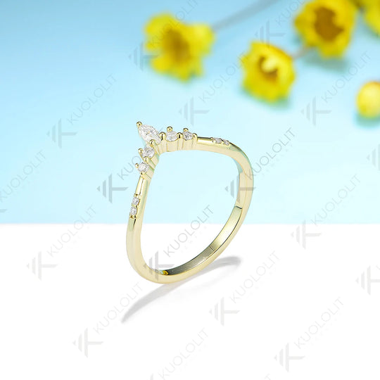 Kuololit Moissanite Rings for Men Women Solid AU750 585 14K 10K 925 Silver Yellow Gold for Wedding Band Anniversary Christmas