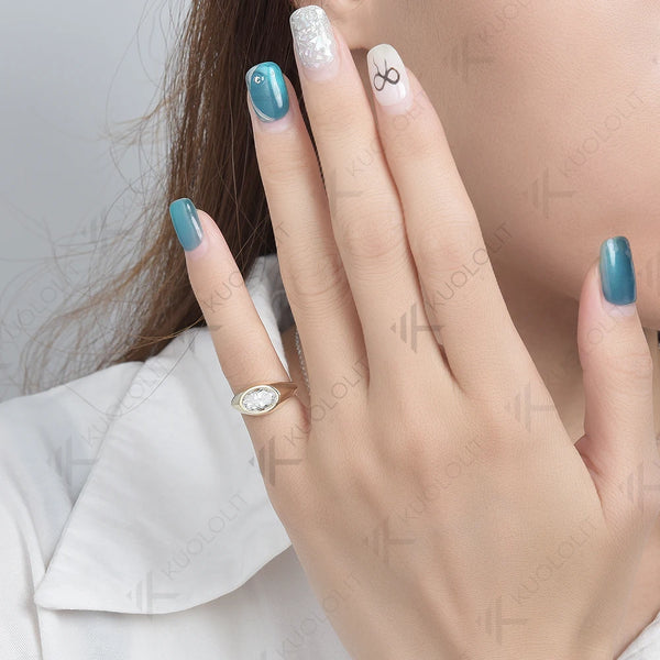 Kuololit OMC Oval Cut Moissanite Rings for Women PT950 Solid 14K 10K 585 Silver Yellow Gold for Engagement Wedding Christmas