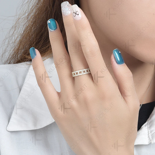 Kuololit 1.2ctw Moissanite Rings for Men Women Yellow Gold PT950 14K 10K 925 Sliver Band Ring for Engagement Wedding Christmas