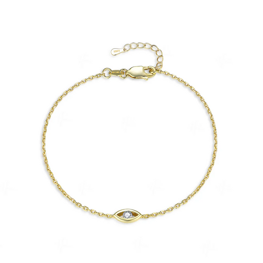 Kuololit 0.1CT Moissanite Bracelets for Women Men 585 18K 10K Adjustable Chains Eyes for Engagement Party Christmas Classic Gift