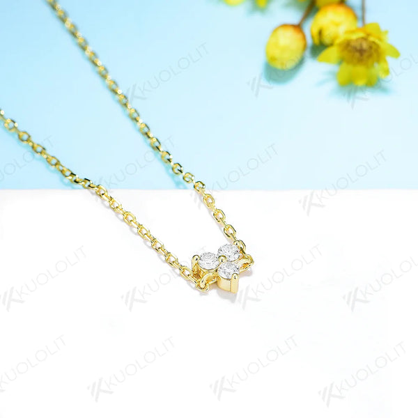 Kuololit Moissanite Bracelets for Women Men 585 18K 10K Adjustable Chains Charm Bracelets for Engagement Party Christmas Gifts