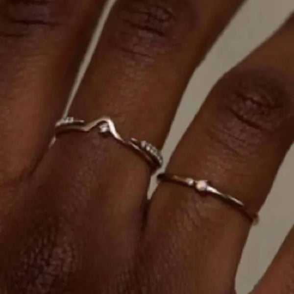 Kuololit PT900 Lab Grown Diamonds Rings for Women Men Matching Wedding Platinum 900 Gold Diamond V Band Engagement Christmas