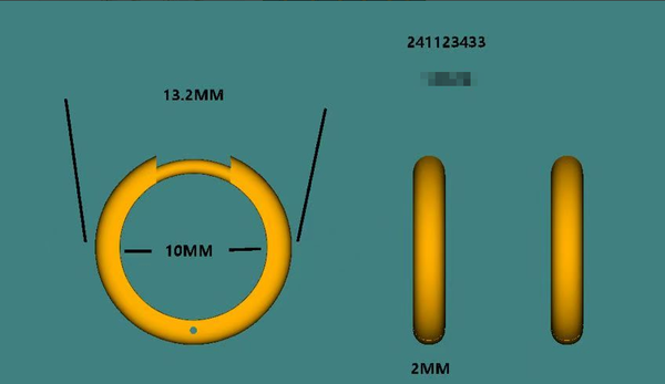 Kuololit Hoop Earrings R for Women Solid 18K 14K 10K Gold Earrings for Anniversary Engagement Gifts Party Christmas Classic