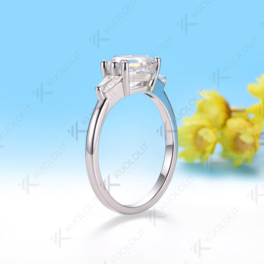 Kuololit 2CT Hexagon Lab Grown Alexandrite Ring for Women Solid 585 10K 14K Yellow Gold for Wedding Engagement Christmas Gifts